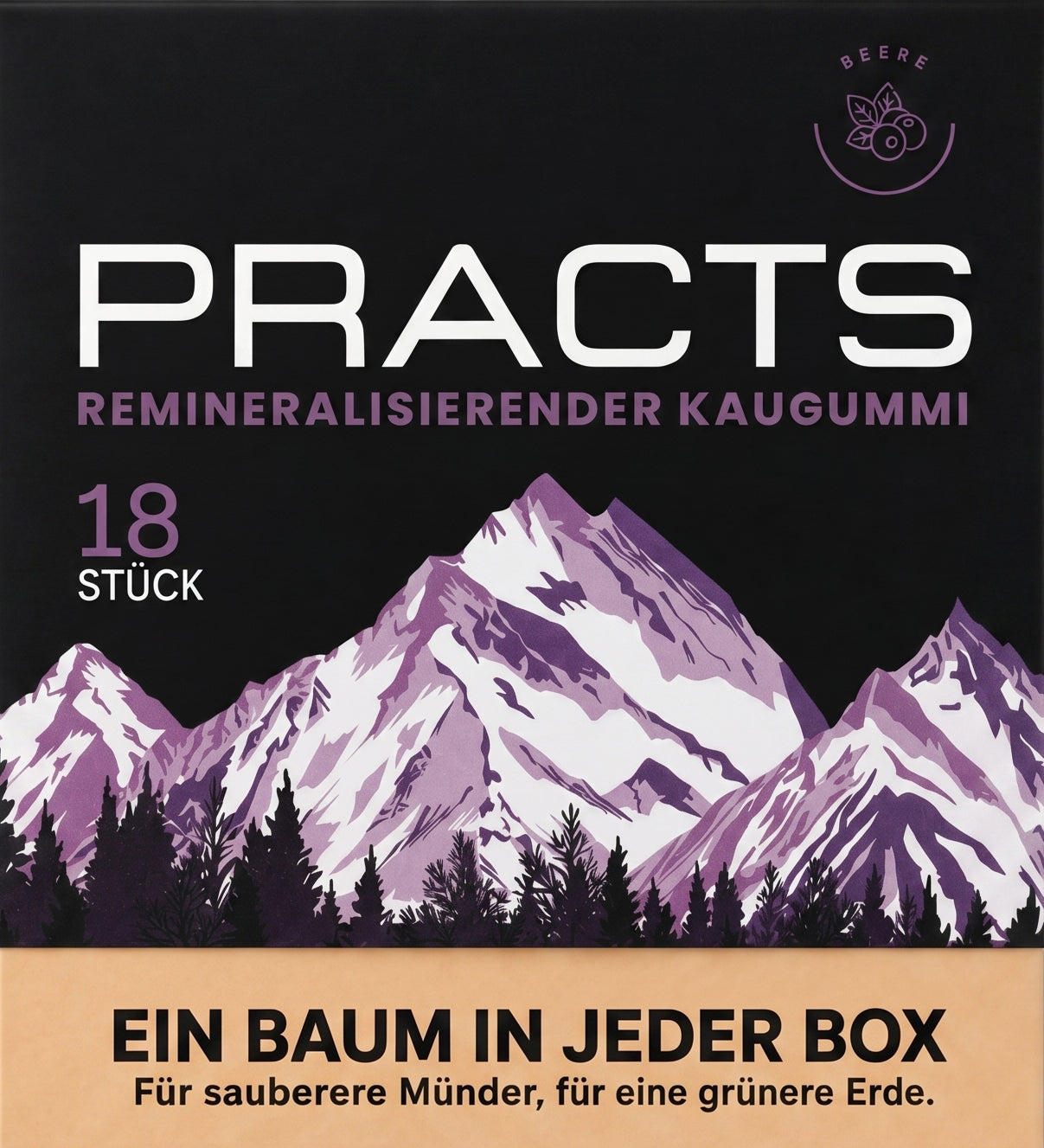 PRACTS Remineralisierender Kaugummi