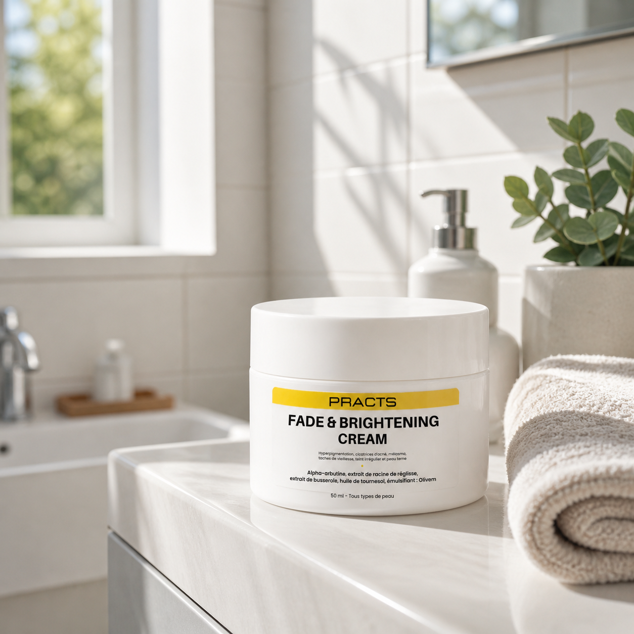 Offre spéciale : Crème éclaircissante et anti-décoloration PRACTS FR