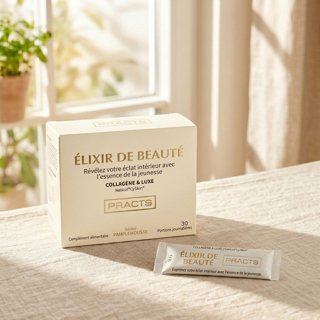 Practs ÉLIXIR DE BEAUTÉ COLLAGÈNE & LUXE, Naticol®CySkin®