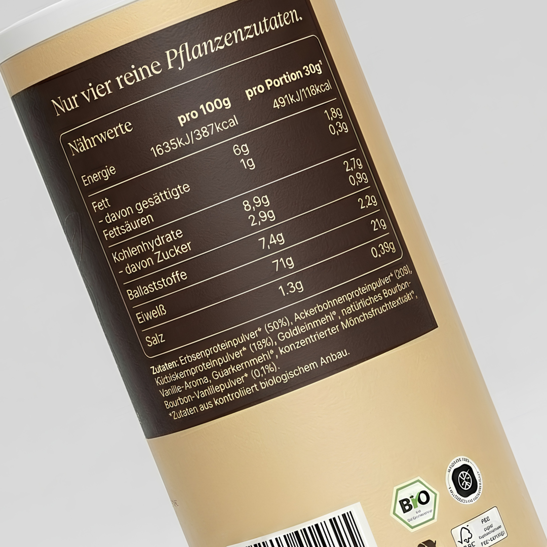PRACTS Vegan Plant-Based Protein Powder-DE